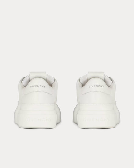 Givenchy City Platform Leather White Low Top Sneakers - 3