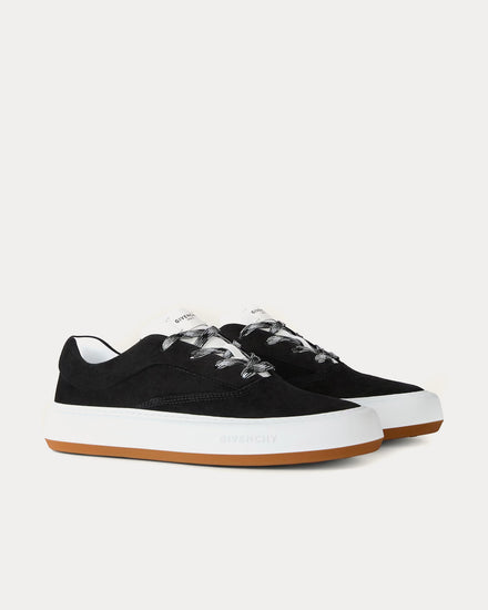 Givenchy New City Suede Black Low Top Sneakers - 3