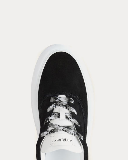 Givenchy New City Suede Black Low Top Sneakers - 6