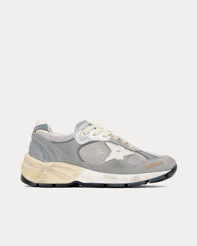 Golden Goose Dad-Star Running Mesh & Suede Grey / White Low Top Sneakers
