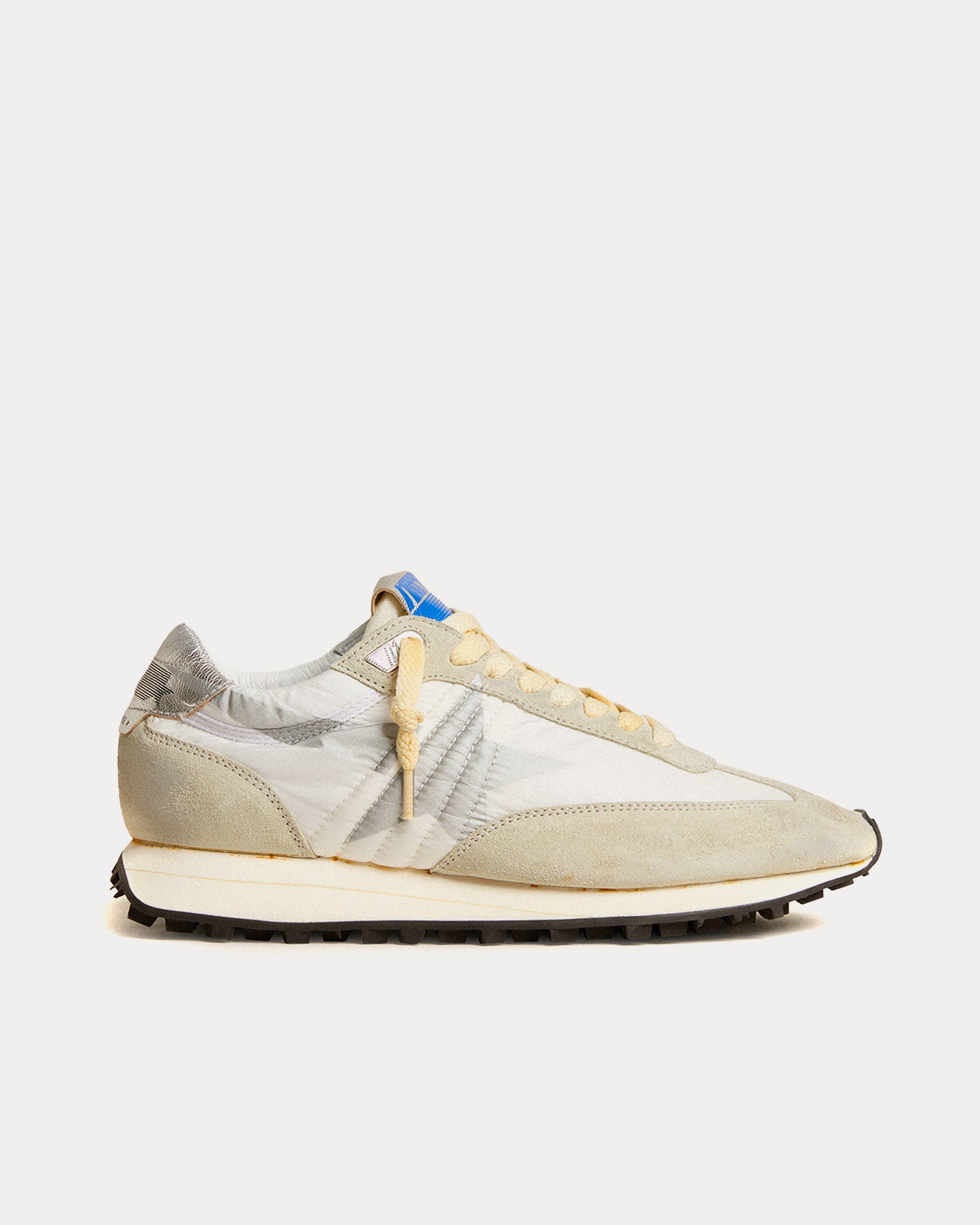 Golden Goose - Marathon Nylon & Star White / Silver Low Top Sneakers