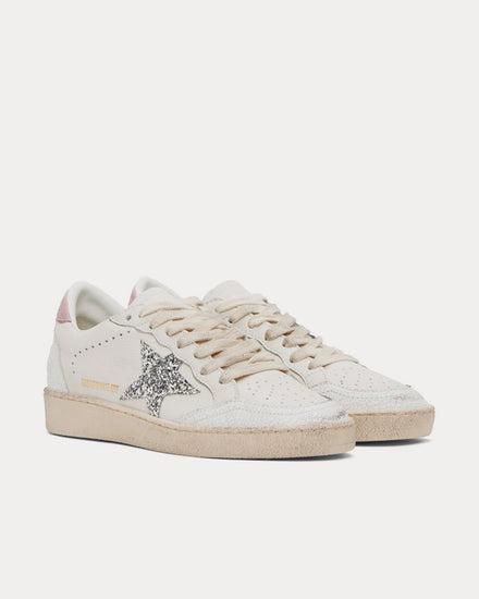 Golden Goose Ball Star White / Silver / Ice Low Top Sneakers - 2