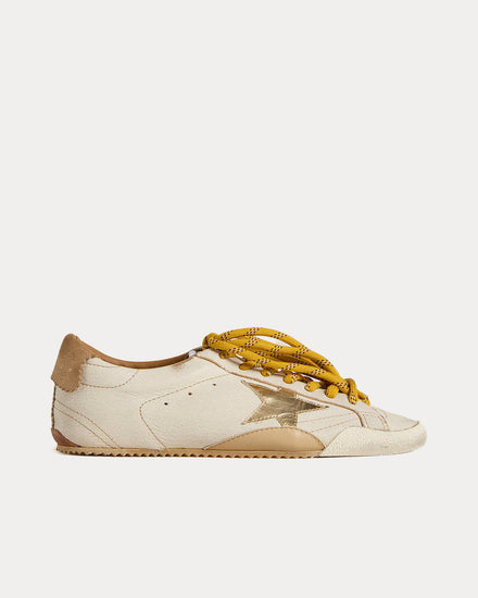 Golden Goose True-Star Nappa Leather White / Beige Low Top Sneakers - 1