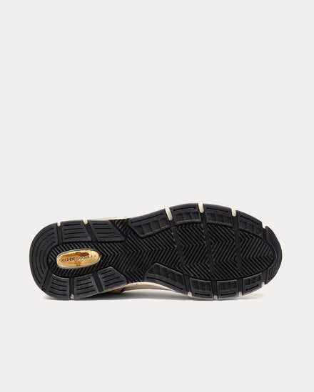 Golden Goose Dad-Star Suede & Mesh White / Beige Low Top Sneakers - 4