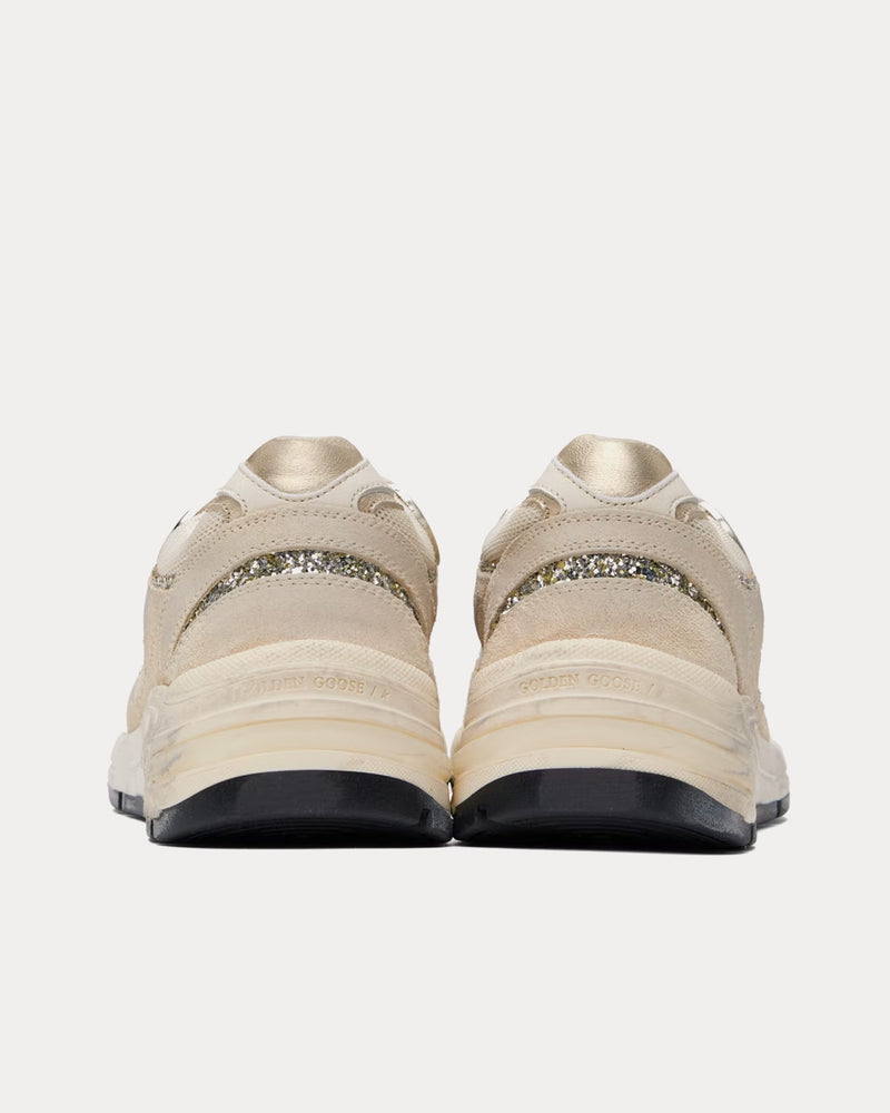Golden Goose Women's Dad-Star Running Mesh & Suede Pearl Low