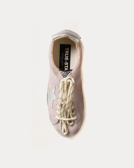 Golden Goose True-Star Suede Leather Pink Low Top Sneakers - 2