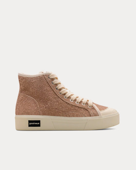 Good News Juice Taupe High Top Sneakers - 1