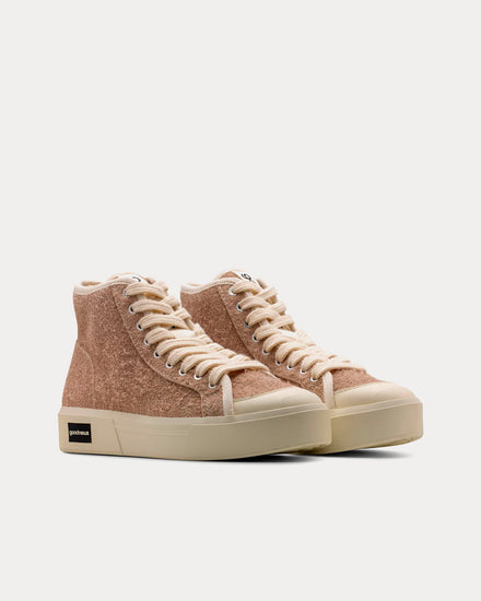 Good News Juice Taupe High Top Sneakers - 2
