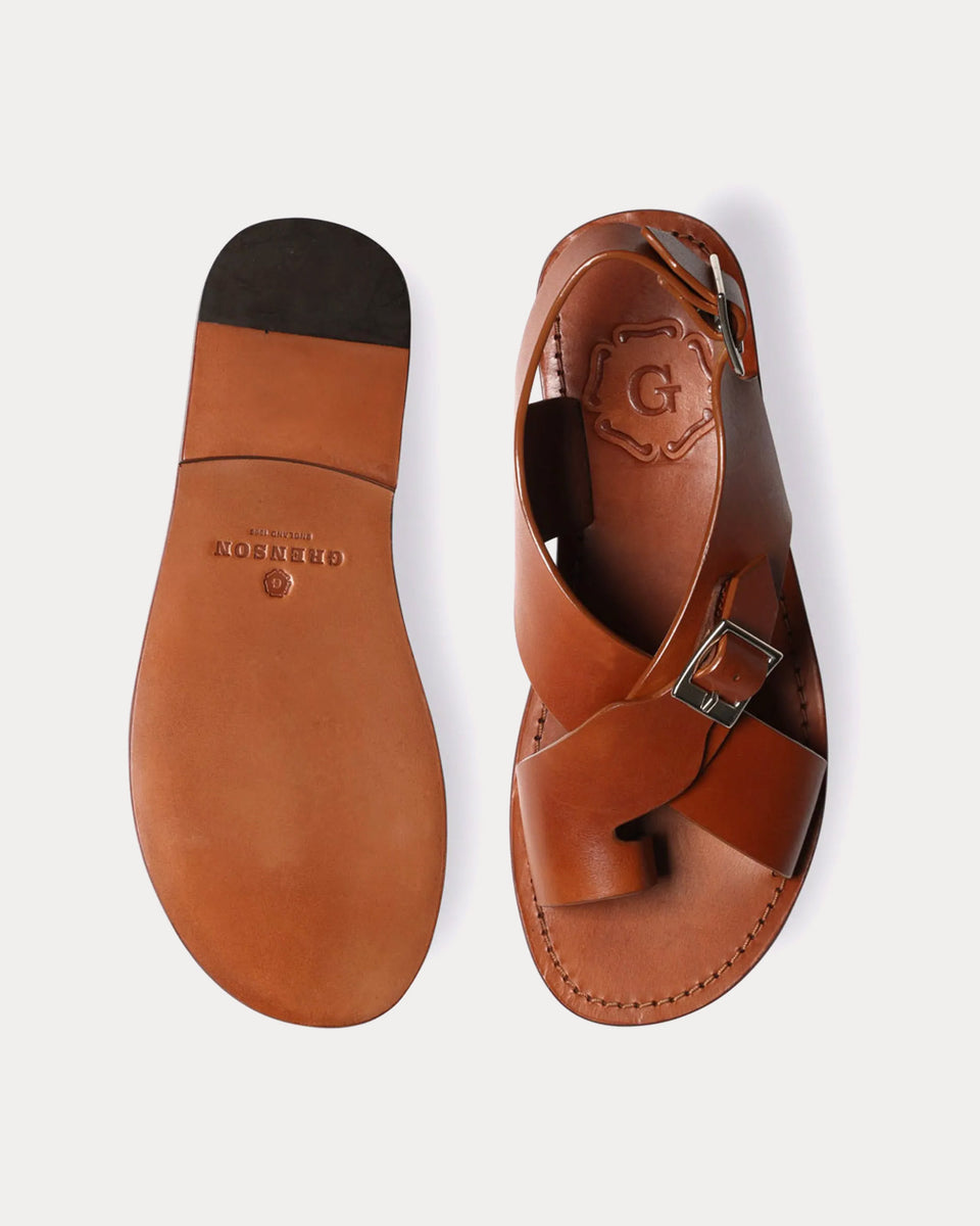 grenson leather sandals