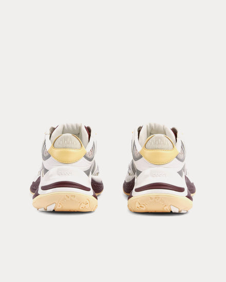 Gucci 2.0 Mesh & Leather Gucci Rosso Ancora Red / Ivory Low Top Sneakers - 4