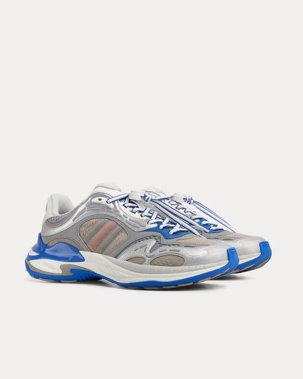 Gucci 2.0 Mesh & Leather Grey / Blue Low Top Sneakers - 3