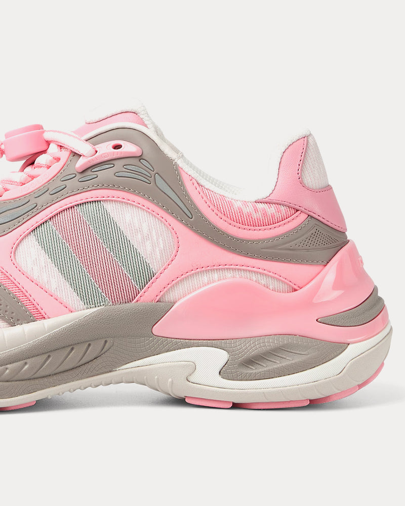 Gucci 2.0 Mesh & Leather Pink / Grey Low Top Sneakers - 5