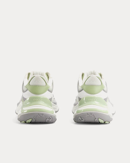 Gucci 2.0 Mesh & Leather Green / Purple Low Top Sneakers - 4