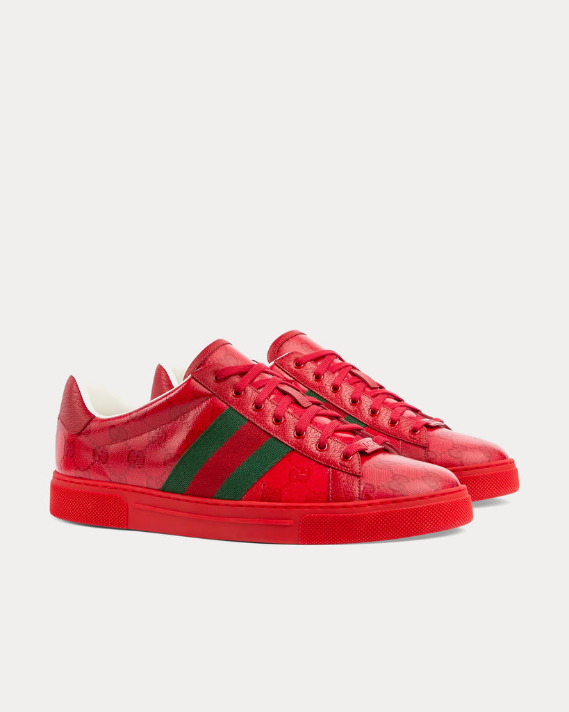 Gucci GG Crystal Mesh Runner Sneakers