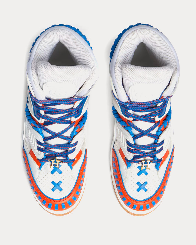 Sz 5 men\'s NIB $995 Gucci Demetra High Top White and Blue Sneakers Gucci | Shoes | Sz 5 Mens Nib 995 Gucci Demetra High Top  main image 4