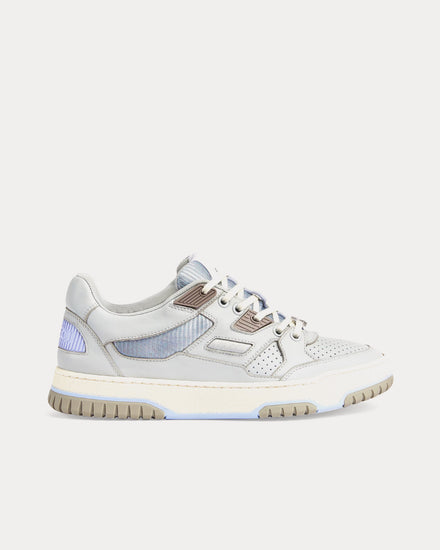 Gucci Interlocking G Leather Light Grey Low Top Sneakers - 1
