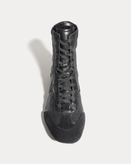 Gucci Flex Leather Black High Top Sneakers - 2
