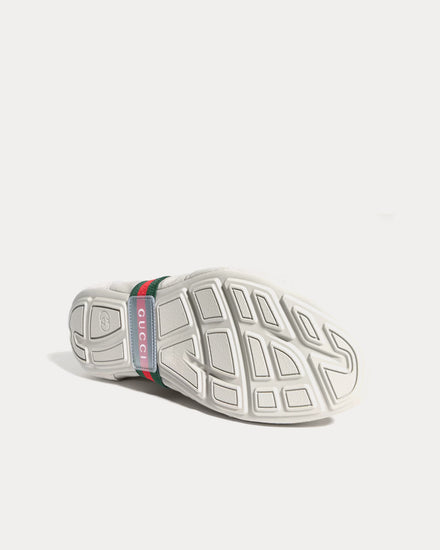 Gucci Flex Leather Grey High Top Sneakers - 4