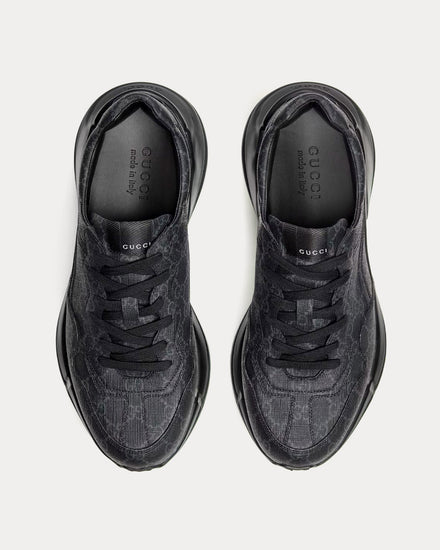 Gucci Rhyton GG Supreme Black Low Top Sneakers - 2