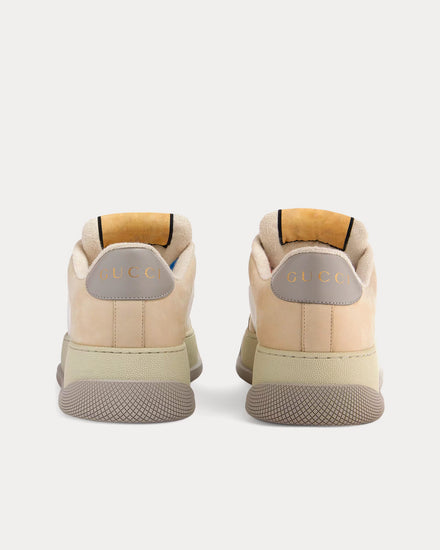 Gucci Screener GG Canvas White / Beige / Grey Low Top Sneakers - 4