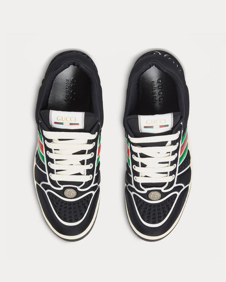Gucci Screener with Web Neoprene Black Low Top Sneakers - 2