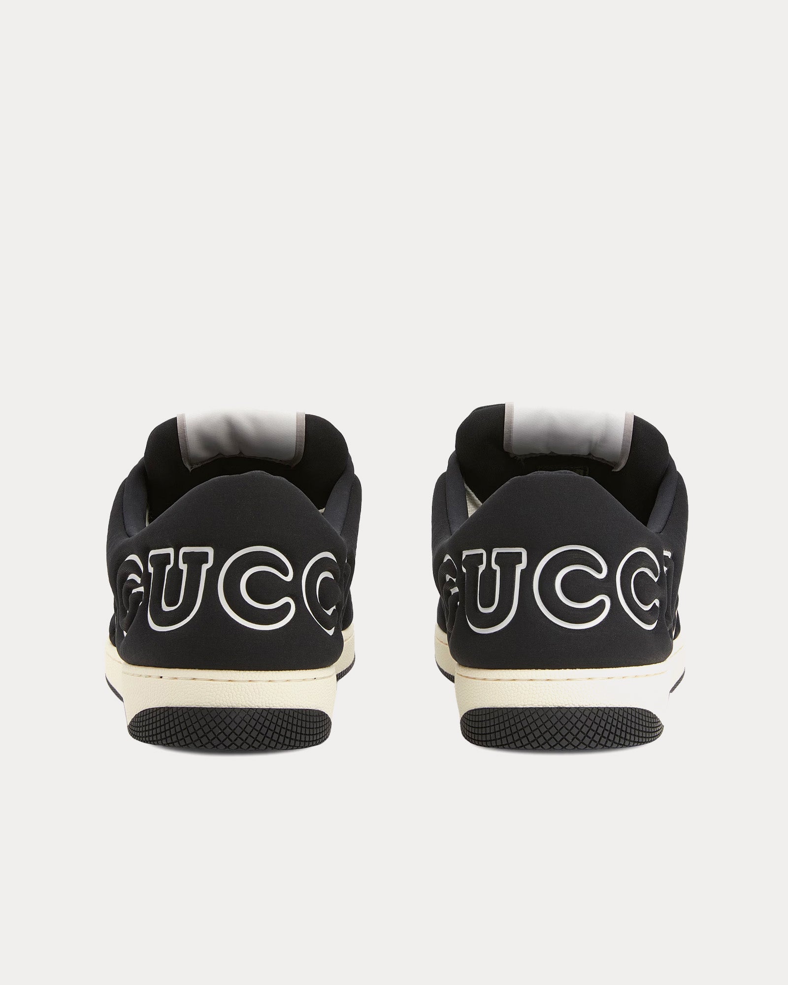 Gucci - Screener with Web Neoprene Black Low Top Sneakers