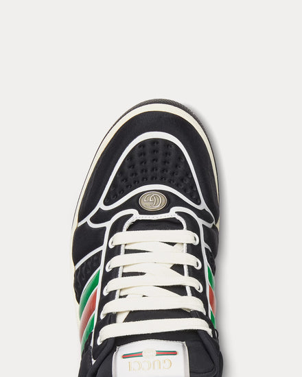 Gucci Screener with Web Neoprene Black Low Top Sneakers - 4