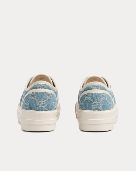 Gucci Chunky in GG Denim Light Blue Low Top Sneakers - 4