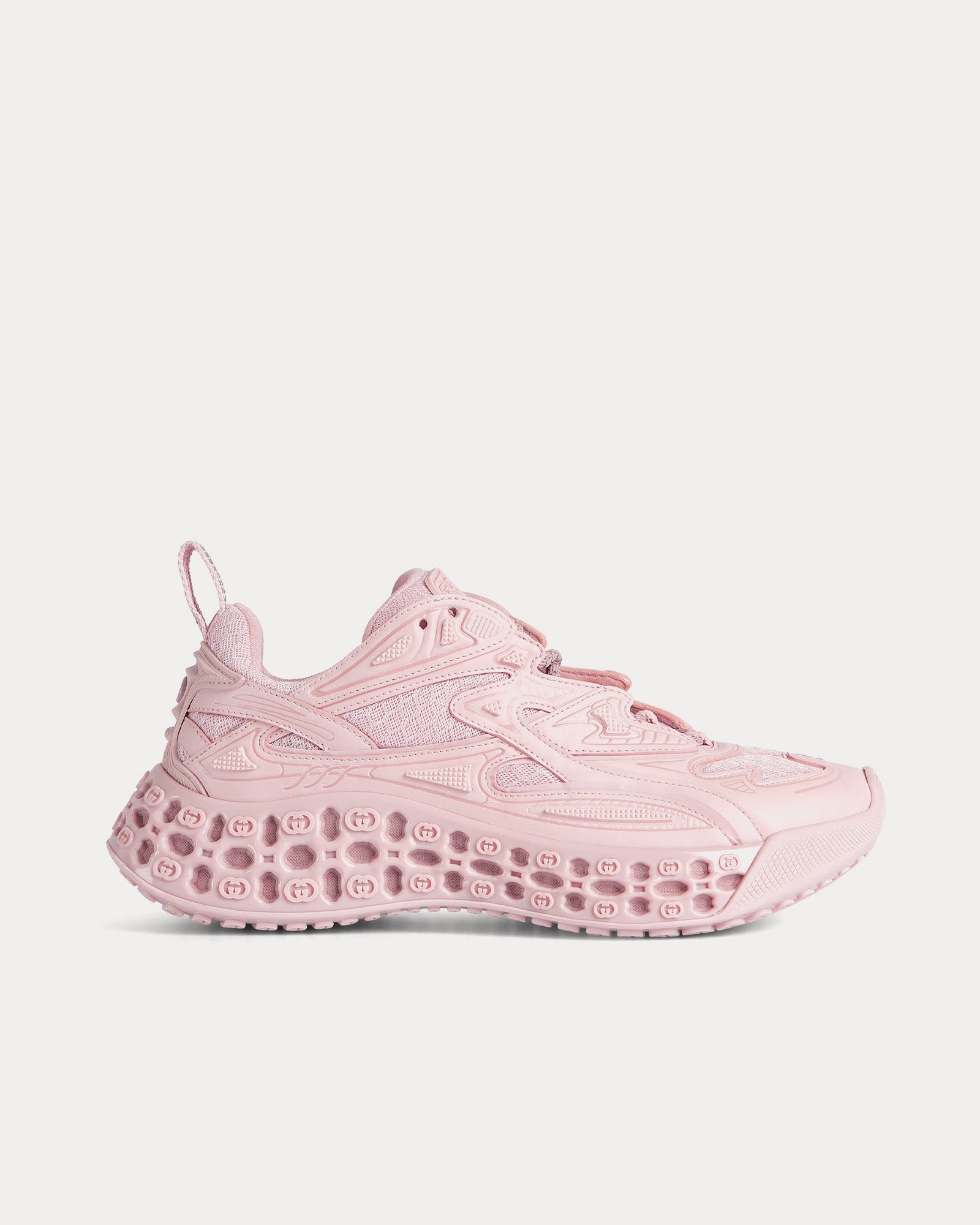 Gucci Women's cub3d Demetra Light Pink Low Top Sneakers