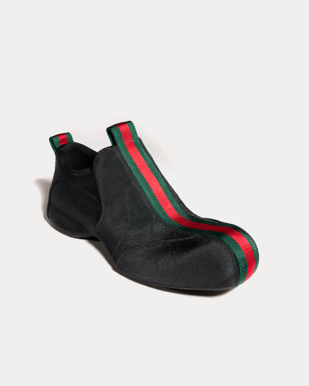 Gucci Drip Nylon with Web Black Slip On Sneakers - 3