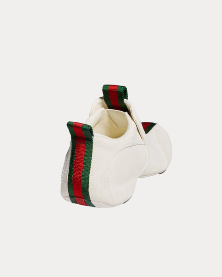 Gucci Drip Suede White Slip On Sneakers - 3