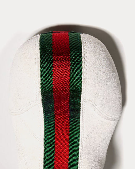 Gucci Drip Suede White Slip On Sneakers - 5