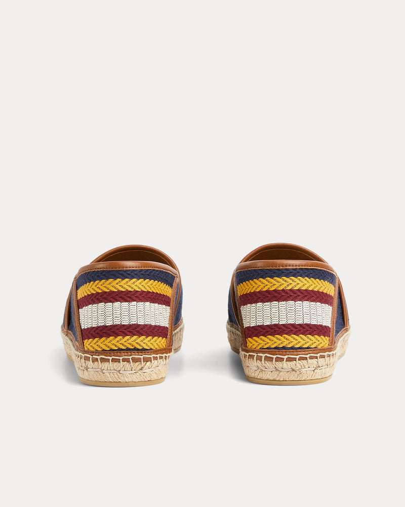 Gucci Gucci Script Fabric Blue / Multi Espadrilles - 4