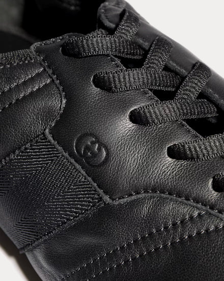 Gucci Flex Suede & Leather Black Low Top Sneakers - 6