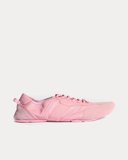Gucci Flex Suede & Leather Pink Low Top Sneakers - 1