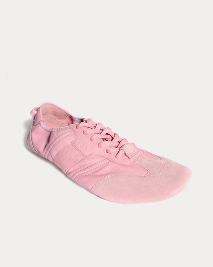 Gucci Flex Suede & Leather Pink Low Top Sneakers - 3