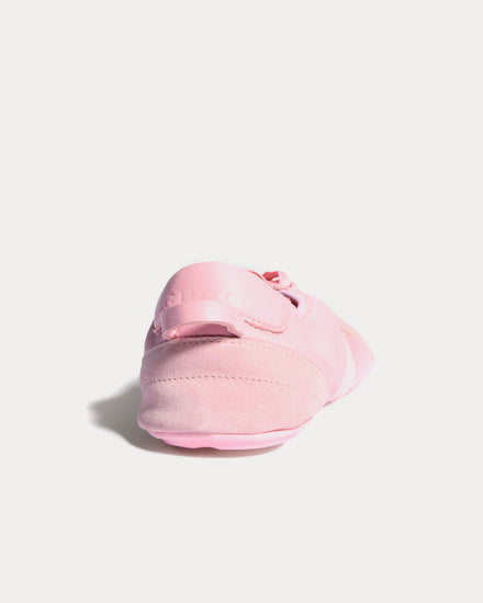 Gucci Flex Suede & Leather Pink Low Top Sneakers - 4