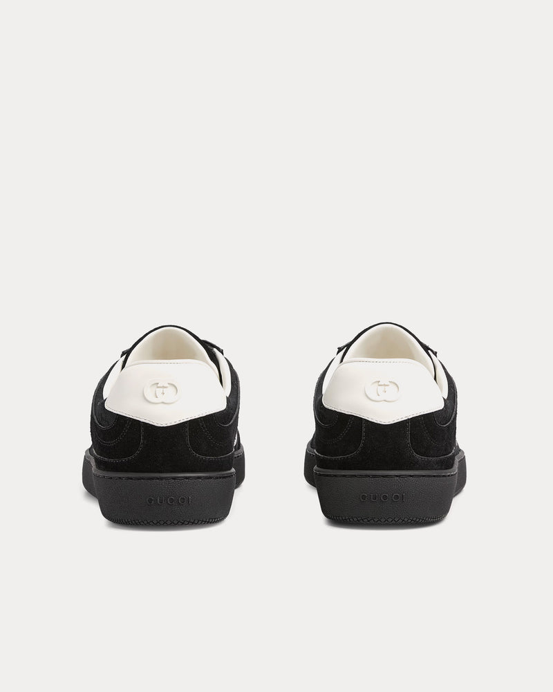 Gucci G75 Suede Black Low Top Sneakers - 4
