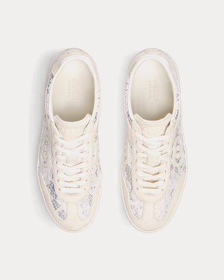 Gucci G75 Suede White Low Top Sneakers - 2