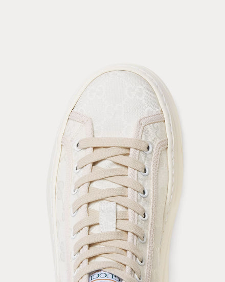 Gucci GG Original Canvas White High Top Sneakers - 5