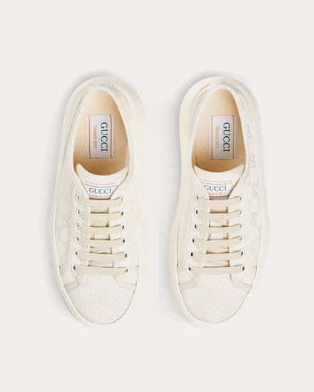 Gucci GG Original Canvas White Low Top Sneakers - 2
