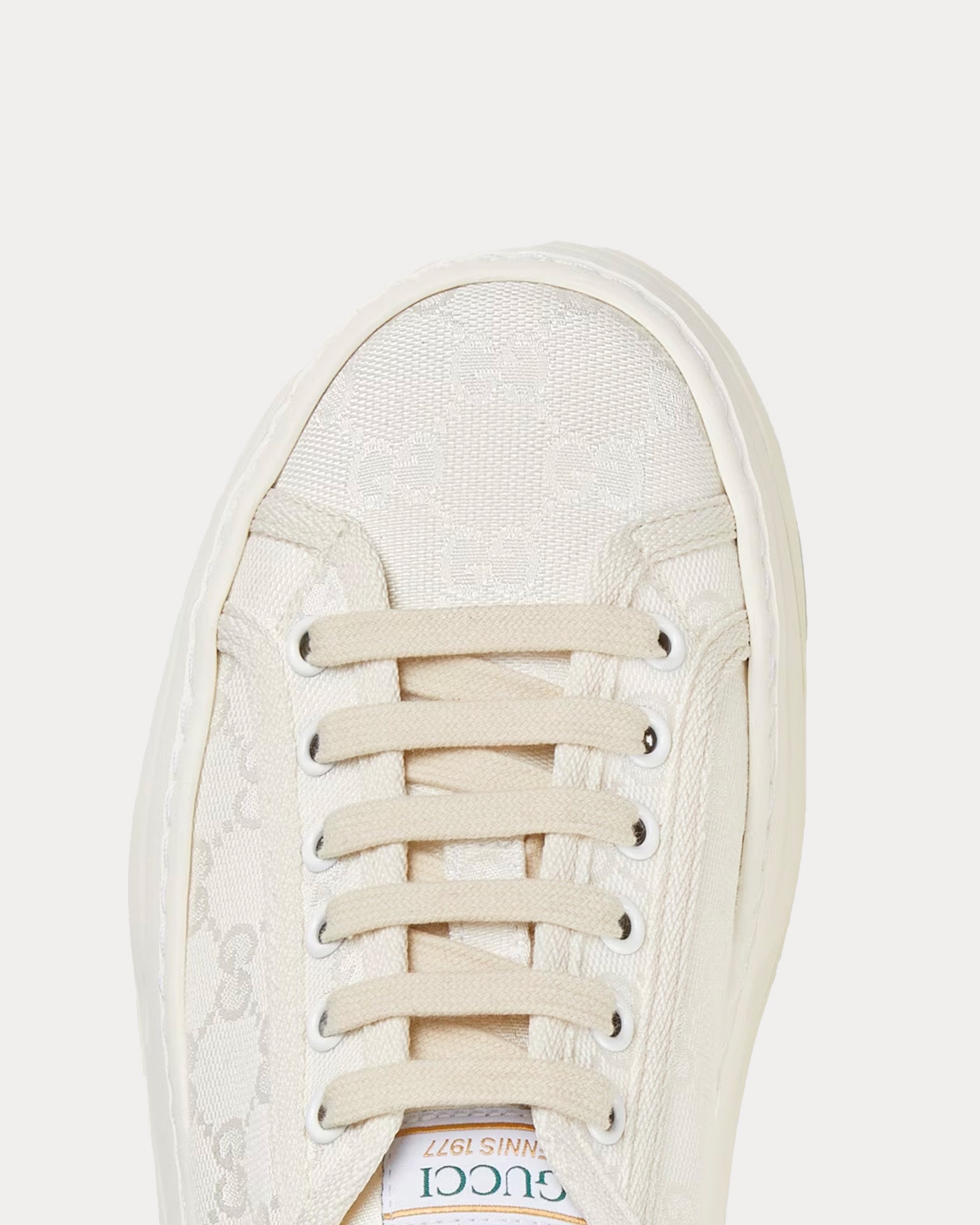 Gucci GG Original Canvas White Low Top Sneakers Sneak in Peace