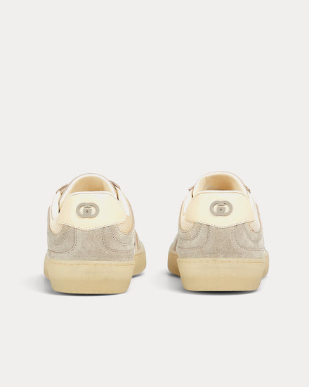 Gucci G75 Suede Oatmeal Low Top Sneakers - 4