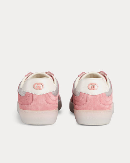 Gucci G75 Suede Pink Low Top Sneakers - 4