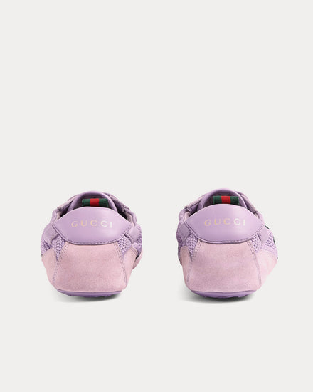 Gucci Shift Fabric Lilac Low Top Sneakers - 4