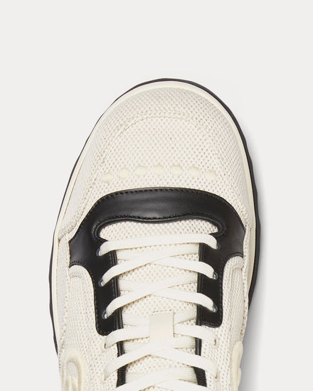 Gucci MAC80 Canvas Beige / Black Low Top Sneakers - 4