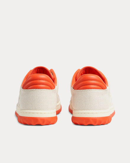 Gucci MAC80 Canvas Beige / Orange Low Top Sneakers - 3