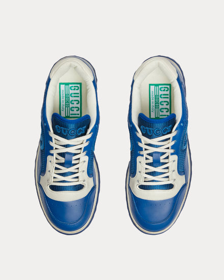 Gucci MAC80 Leather Blue Low Top Sneakers - 2