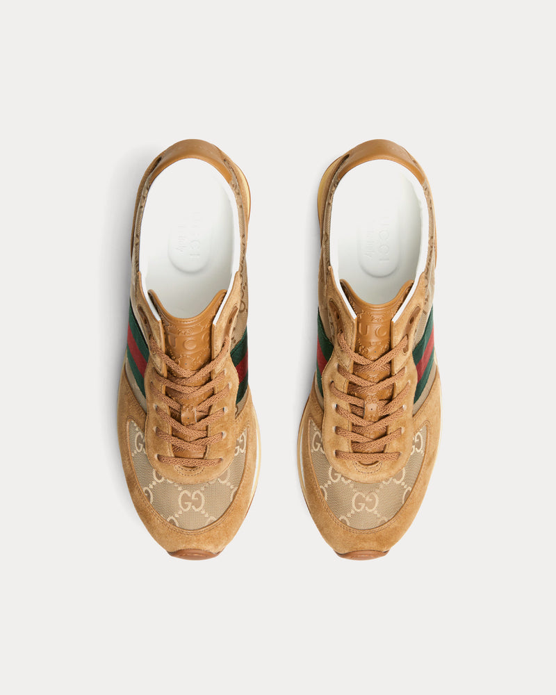 Gucci Re-Motion with Original GG Canvas Camel Low Top Sneakers - 2