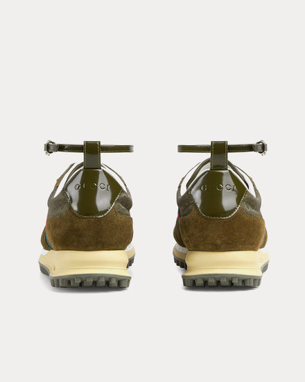 Gucci Re-Motion with GG Nylon Dark Green Low Top Sneakers - 4